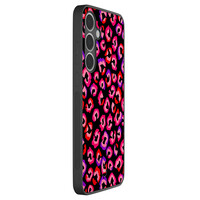 TMK Samsung Galaxy S24 FE backcover hoesje - Luipaard neon