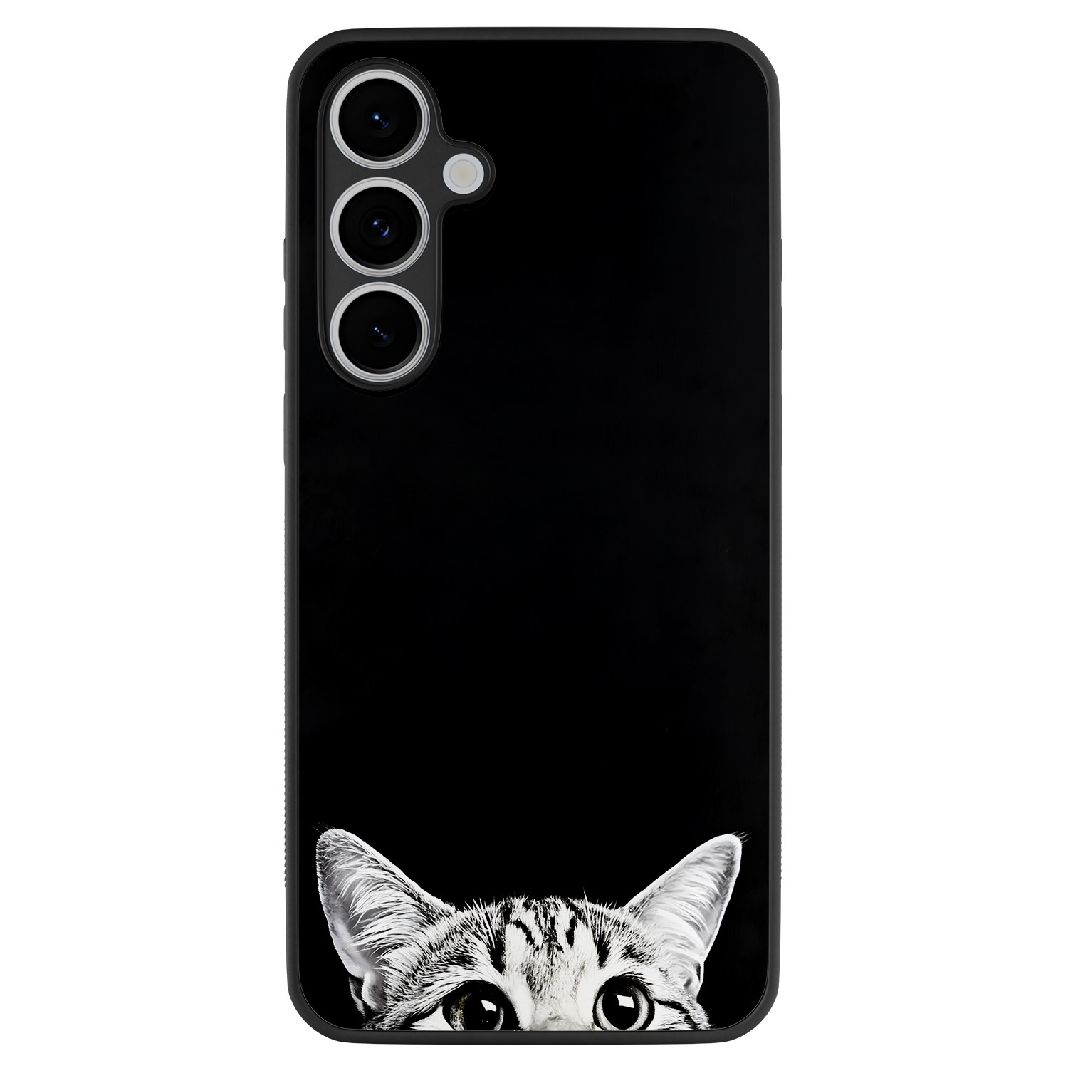 TMK Samsung Galaxy S24 FE backcover hoesje - Kat kiekeboe