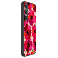 TMK Samsung Galaxy S24 FE backcover hoesje - Pink floral bliss