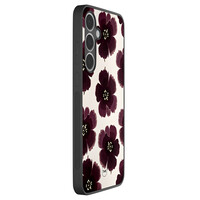 TMK Samsung Galaxy S24 FE backcover hoesje - Burgundy flowers