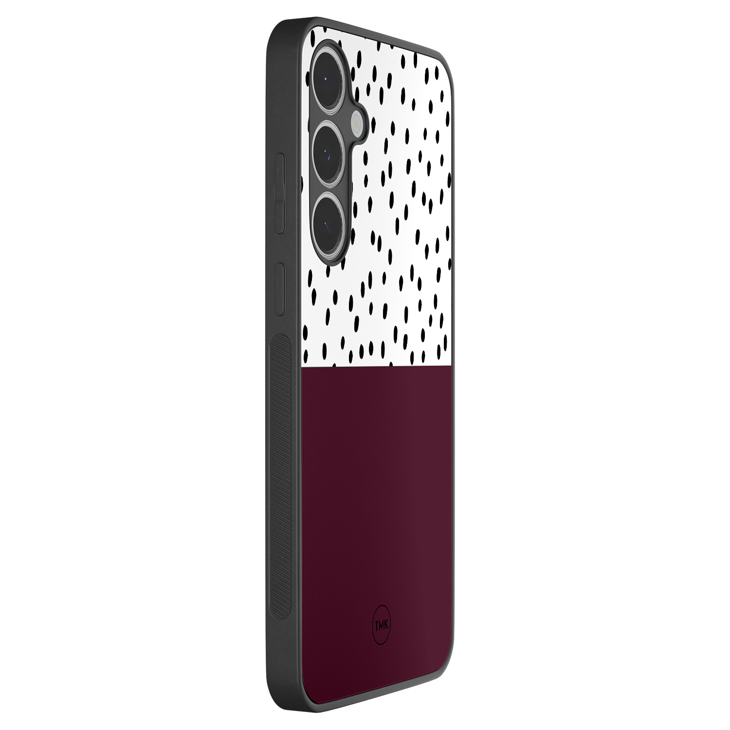 TMK Samsung Galaxy S24 FE backcover hoesje - Burgundy dots