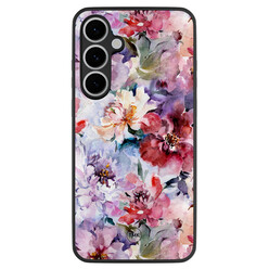 TMK Samsung Galaxy S24 FE backcover hoesje - Bloemen acryl