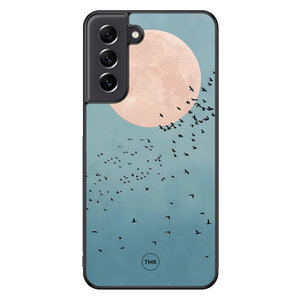 Casevibes Samsung Galaxy S21 FE backcover hoesje - Moon birds