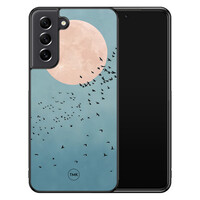 TMK Samsung Galaxy S21 FE backcover hoesje - Moon birds