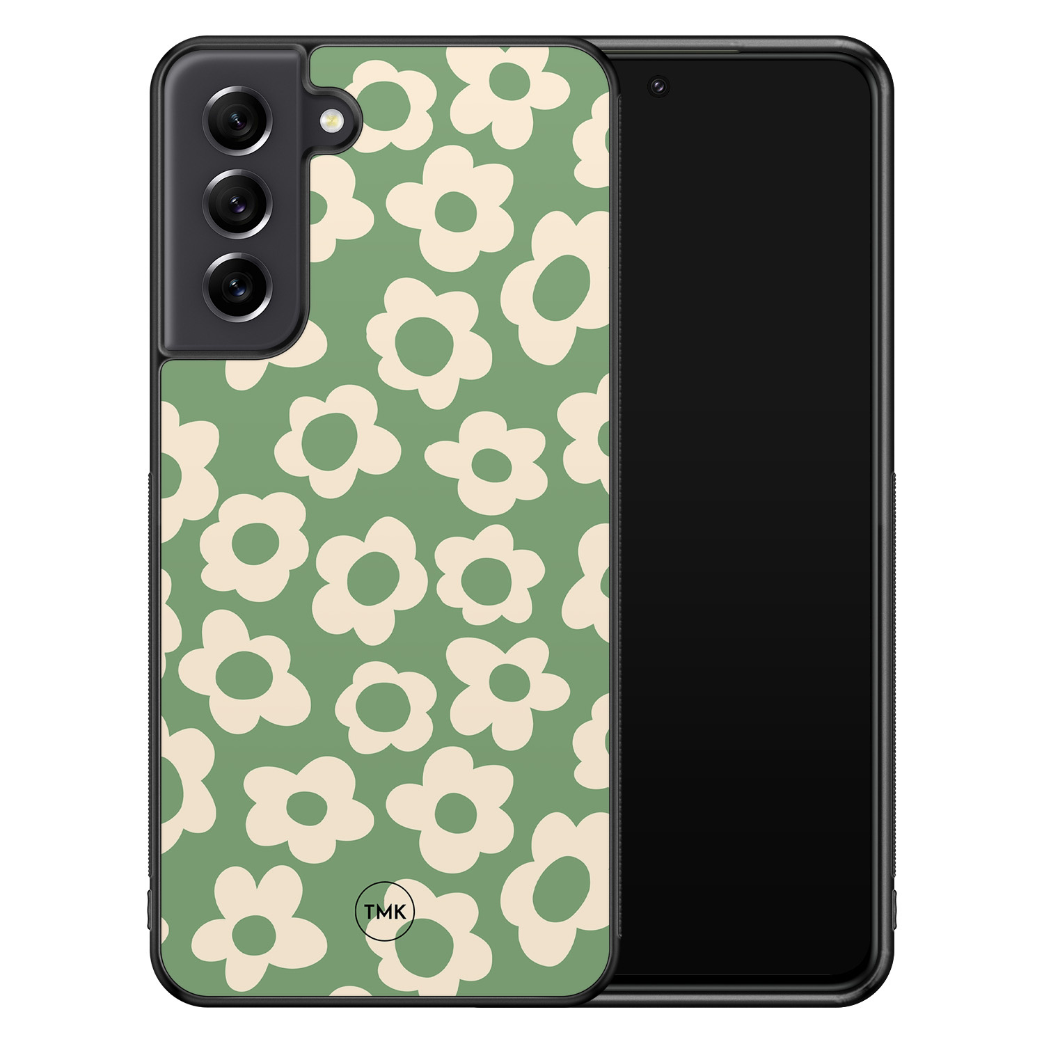 TMK Samsung Galaxy S21 FE backcover hoesje - Retro cute flowers