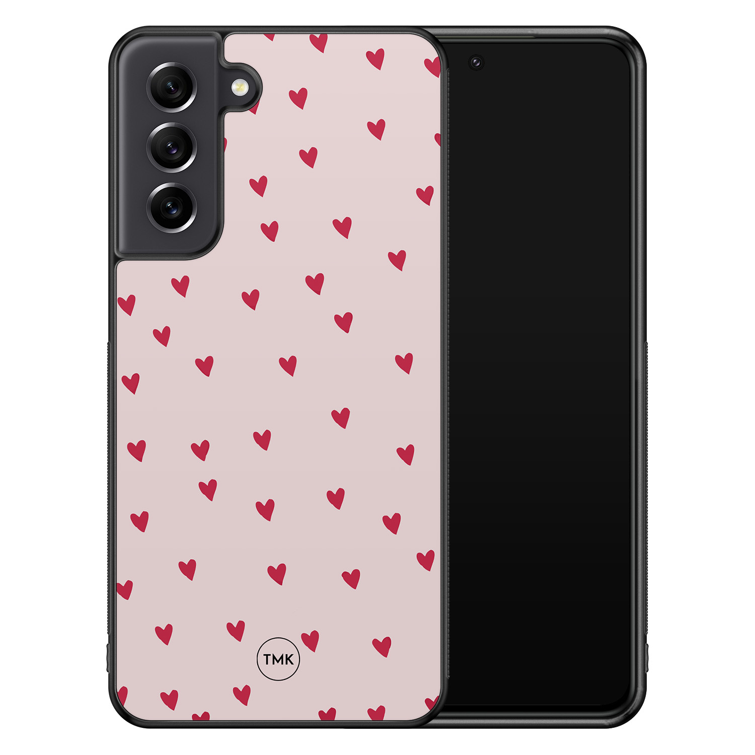 TMK Samsung Galaxy S21 FE backcover hoesje - Cute hearts
