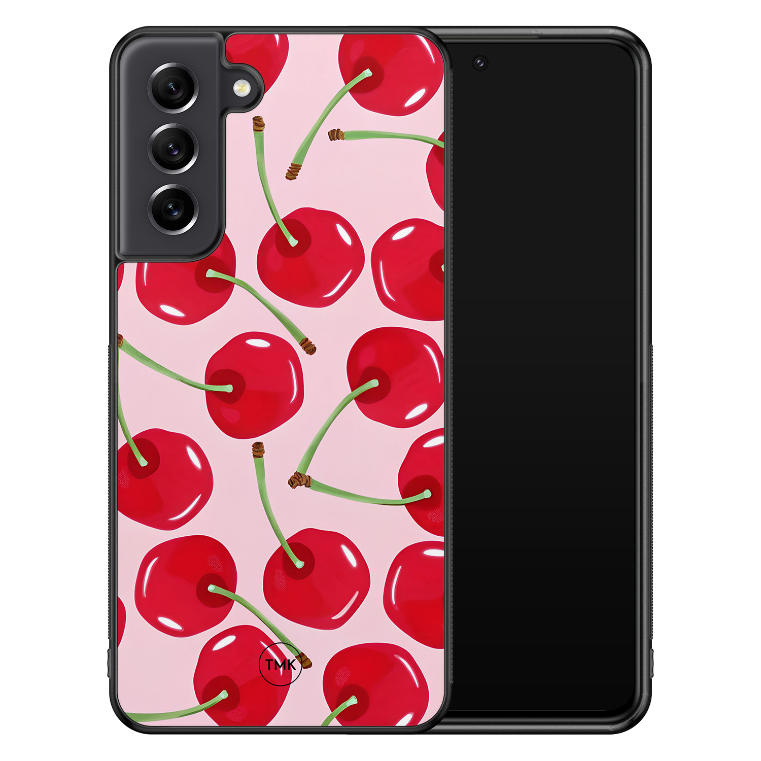TMK Samsung Galaxy S21 FE backcover hoesje - Sweet cherry