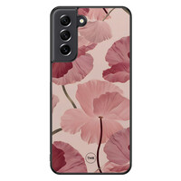TMK Samsung Galaxy S21 FE backcover hoesje - Vintage blossom