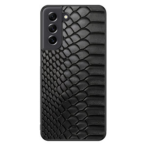 Casevibes Samsung Galaxy S21 FE backcover hoesje - Black snake