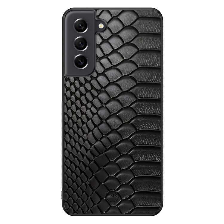 Casevibes Samsung Galaxy S21 FE backcover hoesje - Black snake