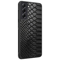 TMK Samsung Galaxy S21 FE backcover hoesje - Black snake