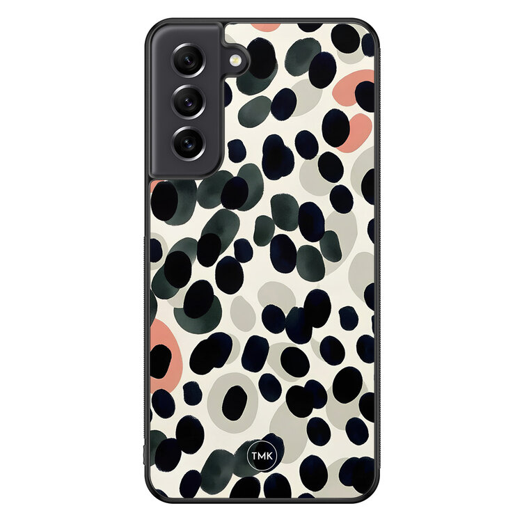 TMK Samsung Galaxy S21 FE backcover hoesje - Modern dots