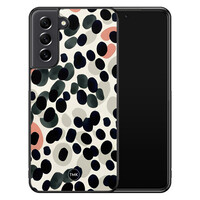 TMK Samsung Galaxy S21 FE backcover hoesje - Modern dots