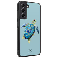TMK Samsung Galaxy S21 FE backcover hoesje - Schildpad