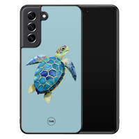 TMK Samsung Galaxy S21 FE backcover hoesje - Schildpad