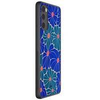 TMK Samsung Galaxy S20 FE backcover hoesje - Indigo bloemen