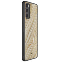 TMK Samsung Galaxy S20 FE backcover hoesje - Golden marble