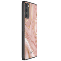 TMK Samsung Galaxy S20 FE backcover hoesje - Rose marble