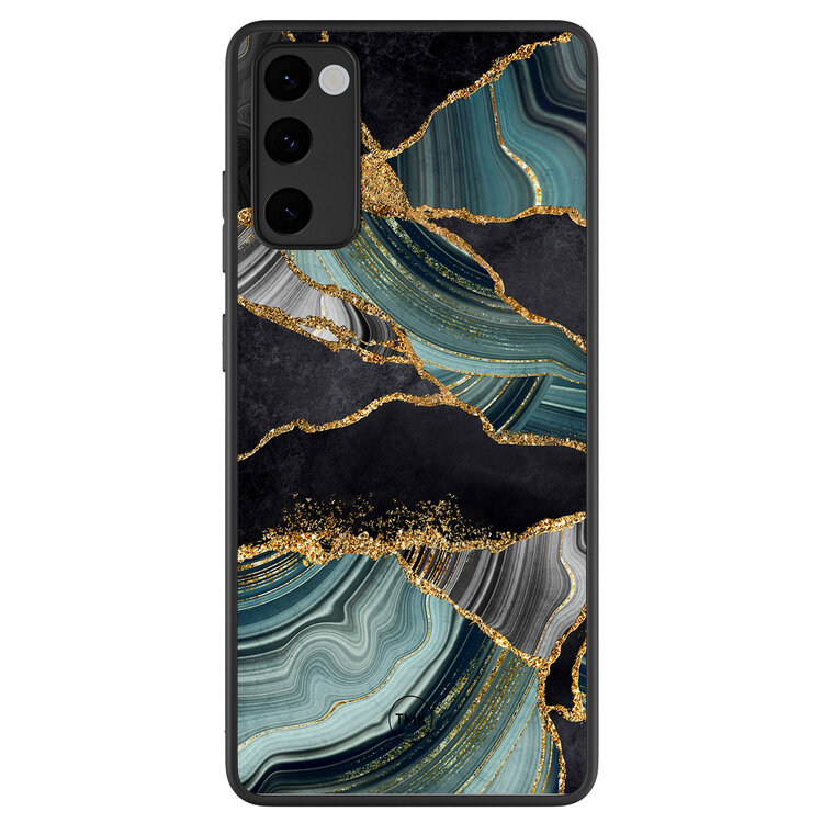 Casevibes Samsung Galaxy S20 FE backcover hoesje - Marble Jade Stone