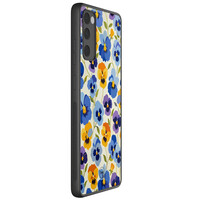 TMK Samsung Galaxy S20 FE backcover hoesje - Viooltjesmix bloemen