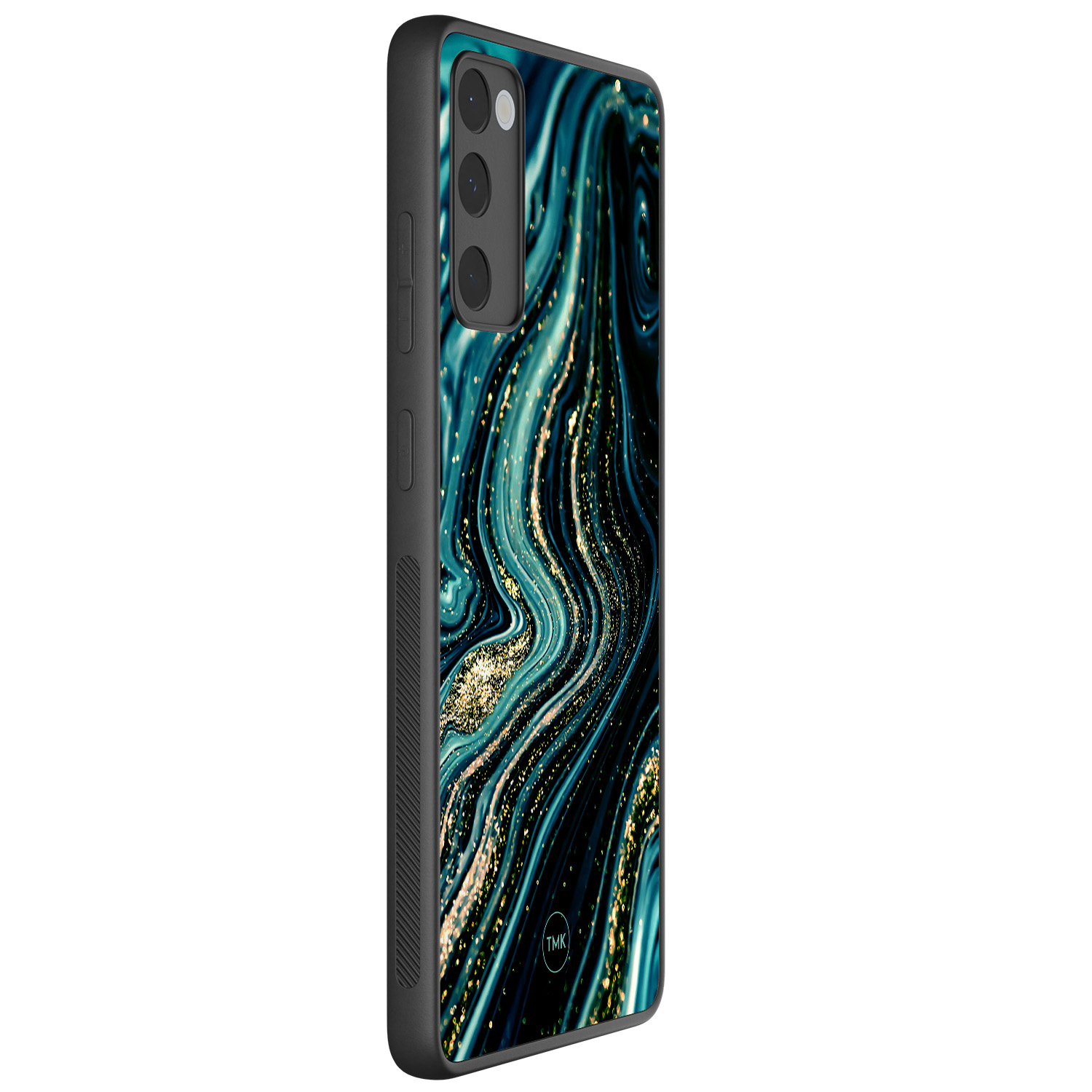 TMK Samsung Galaxy S20 FE backcover hoesje - Blue marble waves