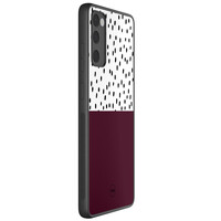 TMK Samsung Galaxy S20 FE backcover hoesje - Burgundy dots