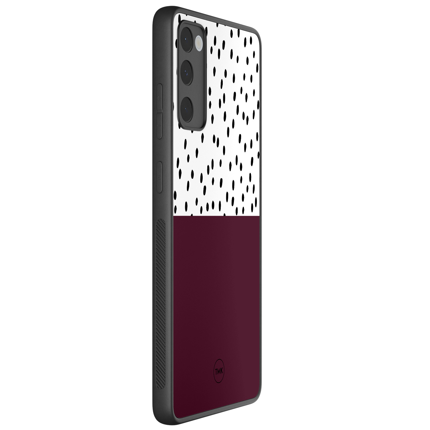 TMK Samsung Galaxy S20 FE backcover hoesje - Burgundy dots