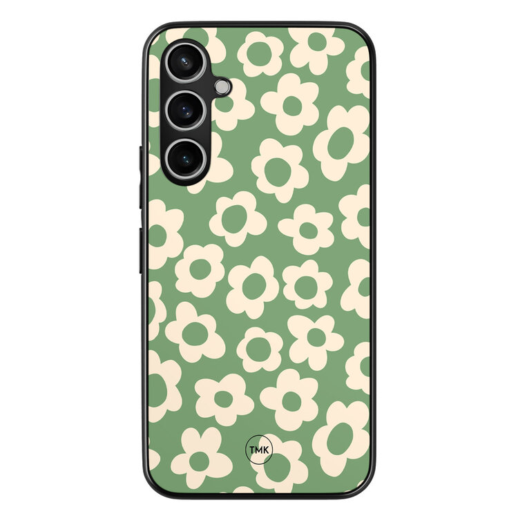 Casevibes Samsung Galaxy S23 FE backcover hoesje - Retro cute flowers