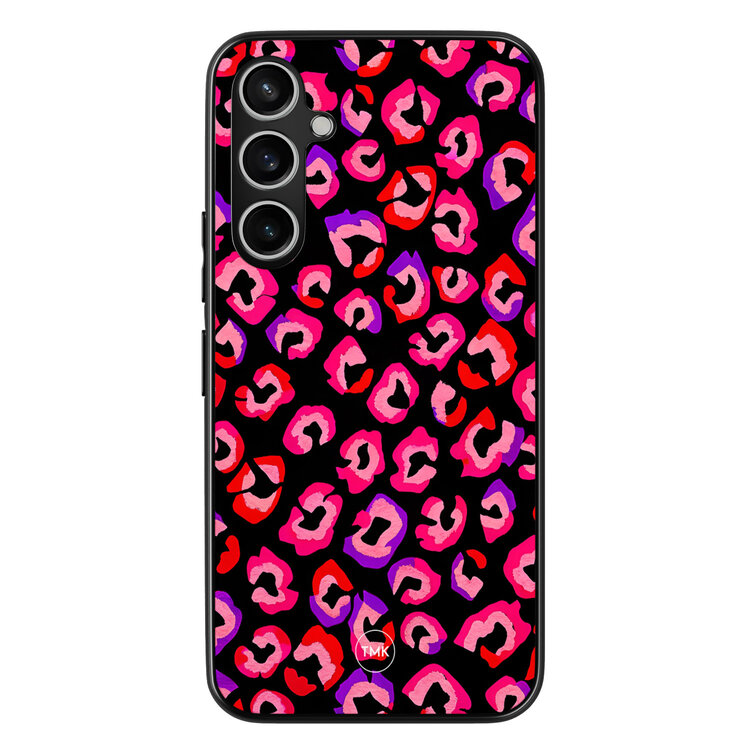 TMK Samsung Galaxy S23 FE backcover hoesje - Luipaard neon