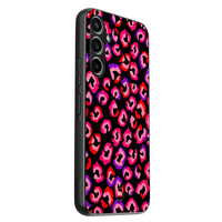 TMK Samsung Galaxy S23 FE backcover hoesje - Luipaard neon