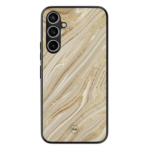 Casevibes Samsung Galaxy S23 FE backcover hoesje - Golden marble