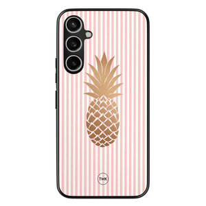 TMK Samsung Galaxy S23 FE backcover hoesje - Ananas roze