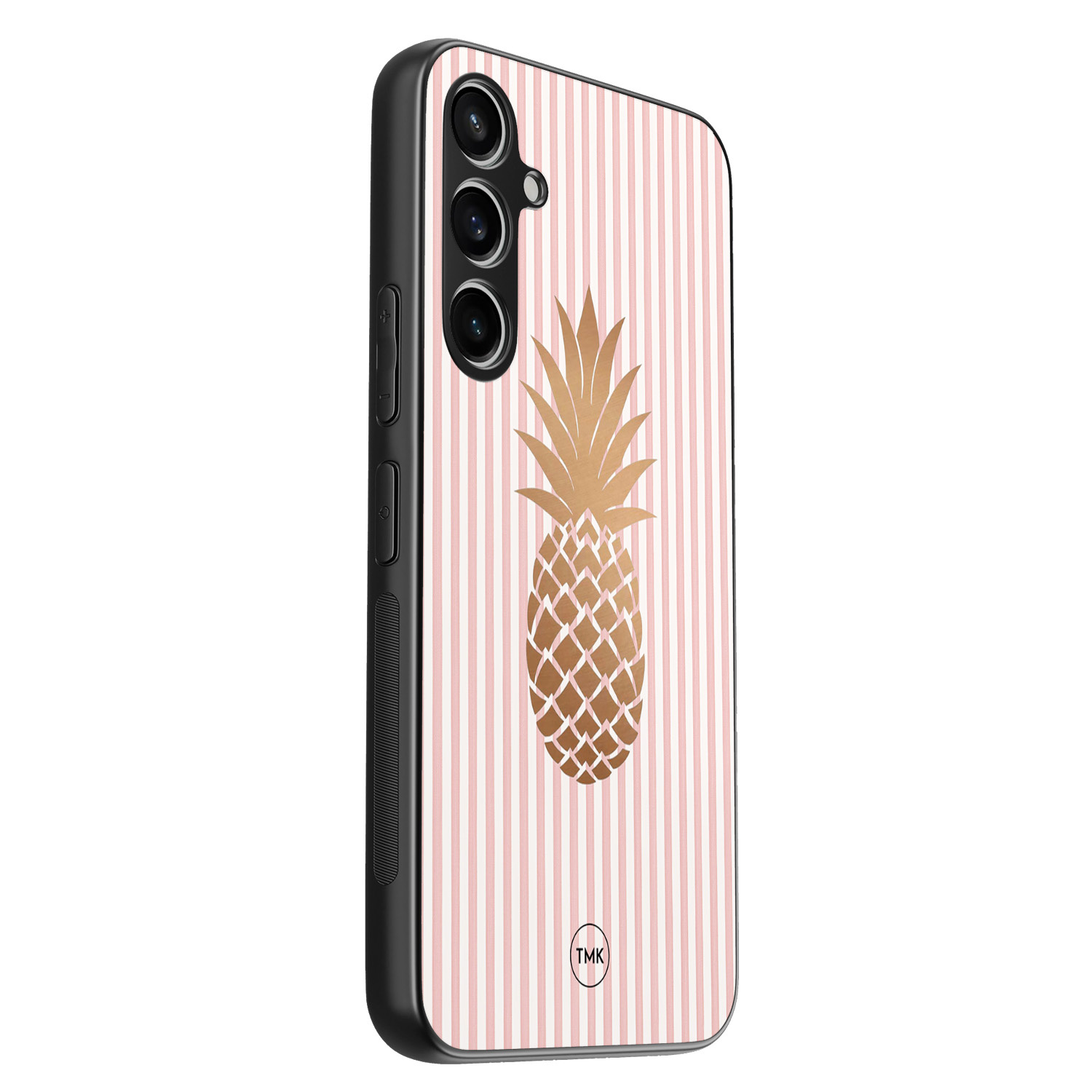 TMK Samsung Galaxy S23 FE backcover hoesje - Ananas roze