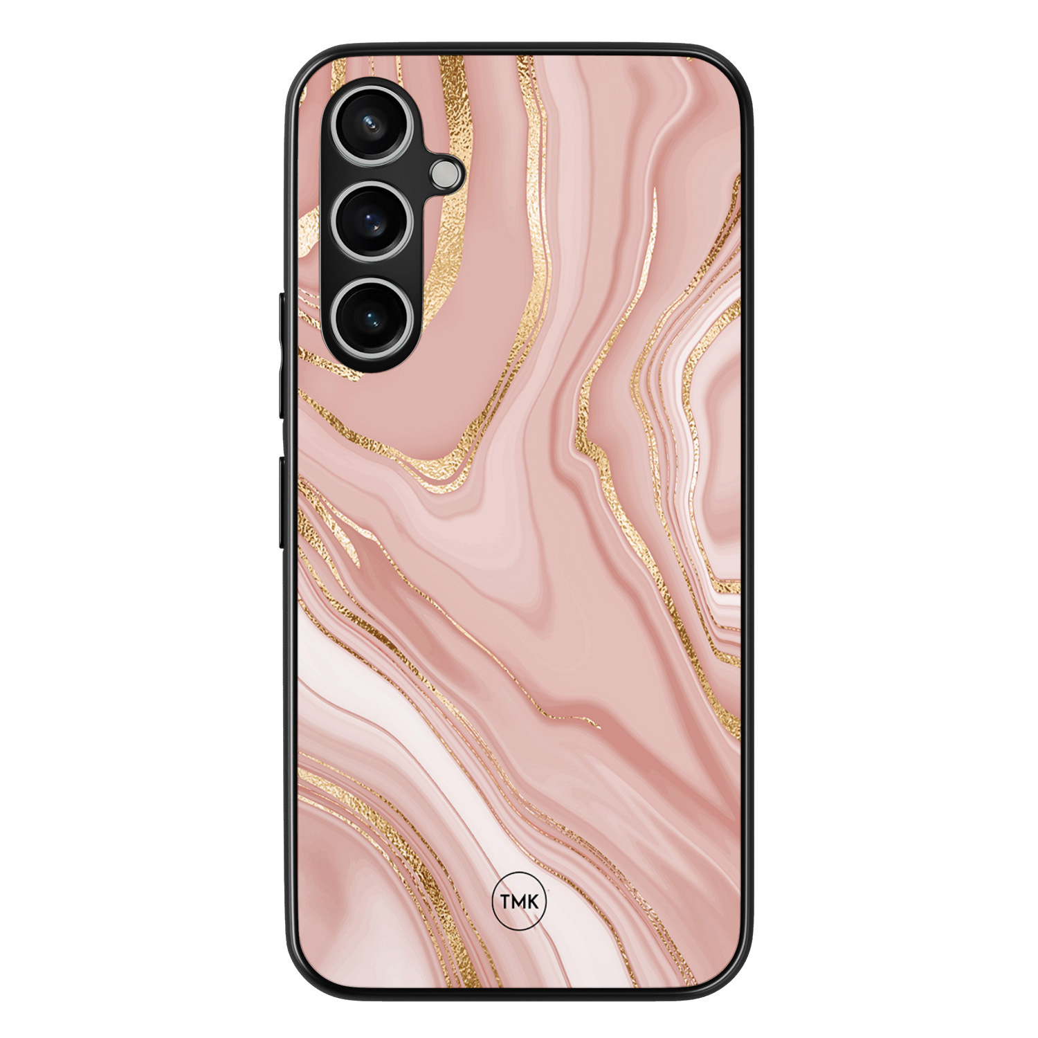 TMK Samsung Galaxy S23 FE backcover hoesje - Rose marble