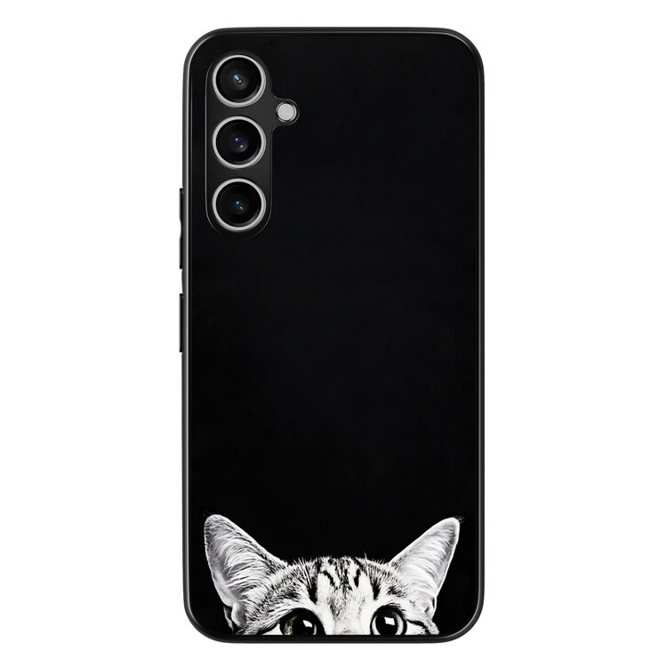 TMK Samsung Galaxy S23 FE backcover hoesje - Kat kiekeboe