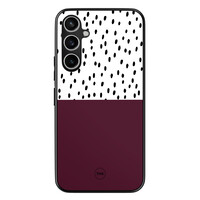 TMK Samsung Galaxy S23 FE backcover hoesje - Burgundy dots