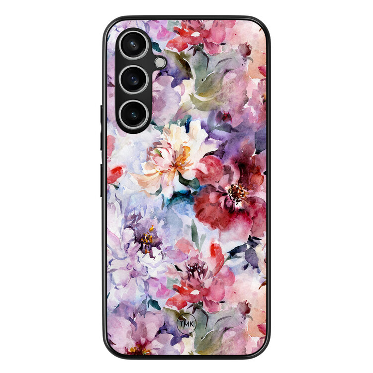 Casevibes Samsung Galaxy S23 FE backcover hoesje - Bloemen acryl