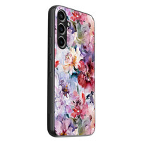 TMK Samsung Galaxy S23 FE backcover hoesje - Bloemen acryl