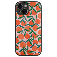 TMK iPhone 13 glazen hardcase - Sweet oranges