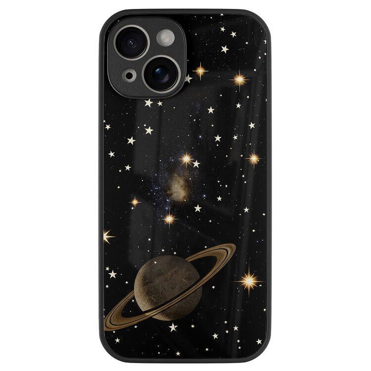 Casevibes iPhone 13 glazen hardcase - Space