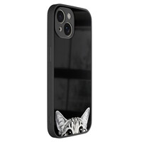 TMK iPhone 13 glazen hardcase - Kat kiekeboe