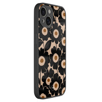 TMK iPhone 13 glazen hardcase - Bloom luxe