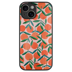 Casevibes iPhone 14 glazen hardcase - Sweet oranges