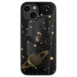 Casevibes iPhone 14 glazen hardcase - Space