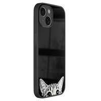 TMK iPhone 14 glazen hardcase - Kat kiekeboe