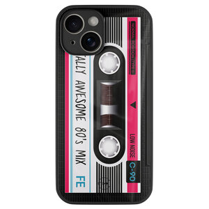 Casevibes iPhone 14 glazen hardcase - Cassette