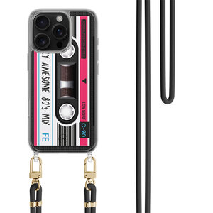 TMK iPhone 16 Pro hoesje met zwart koord - Cassette