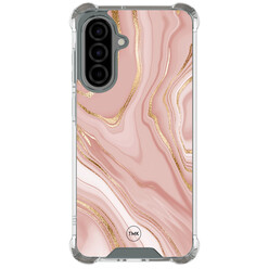 TMK Samsung Galaxy A56 shockproof hoesje - Rose marble