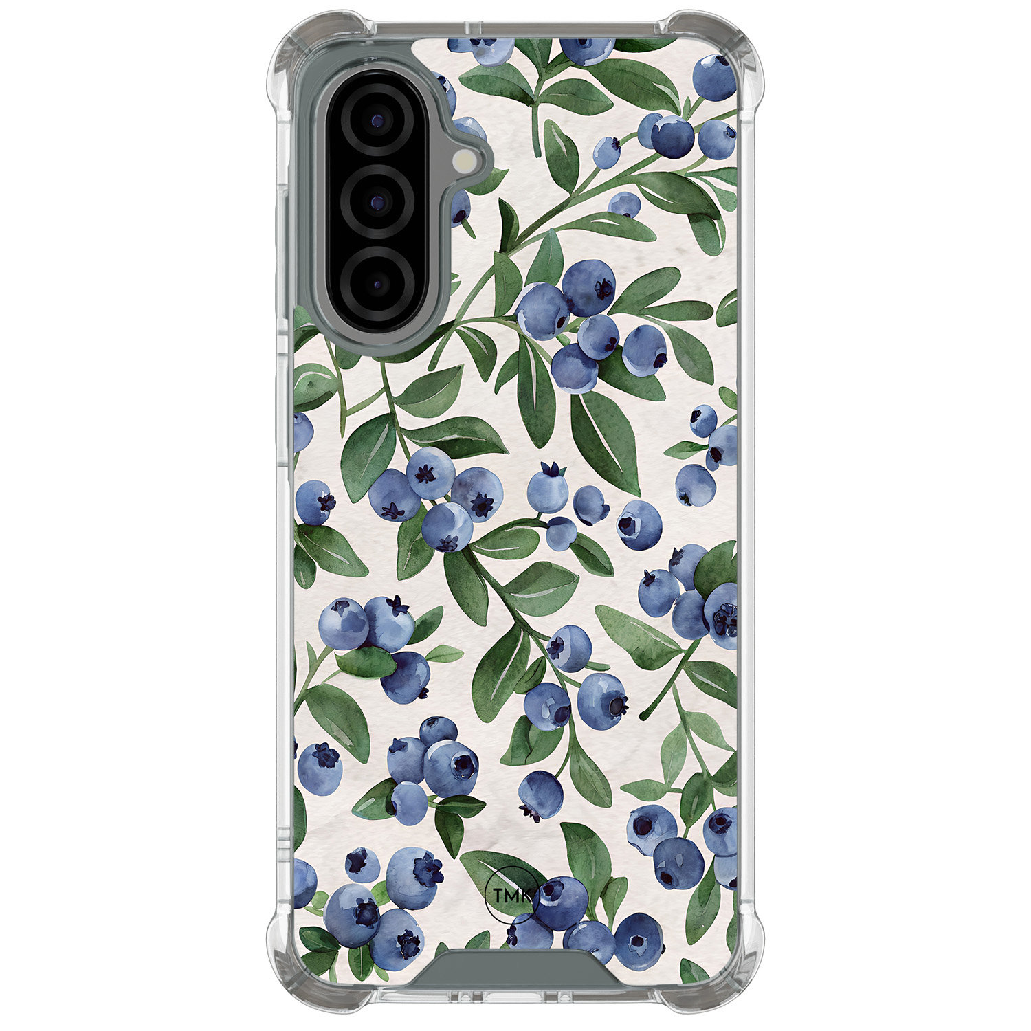 TMK Samsung Galaxy A56 shockproof hoesje - Blueberries