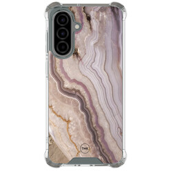 TMK Samsung Galaxy A56 shockproof hoesje - Blush marble